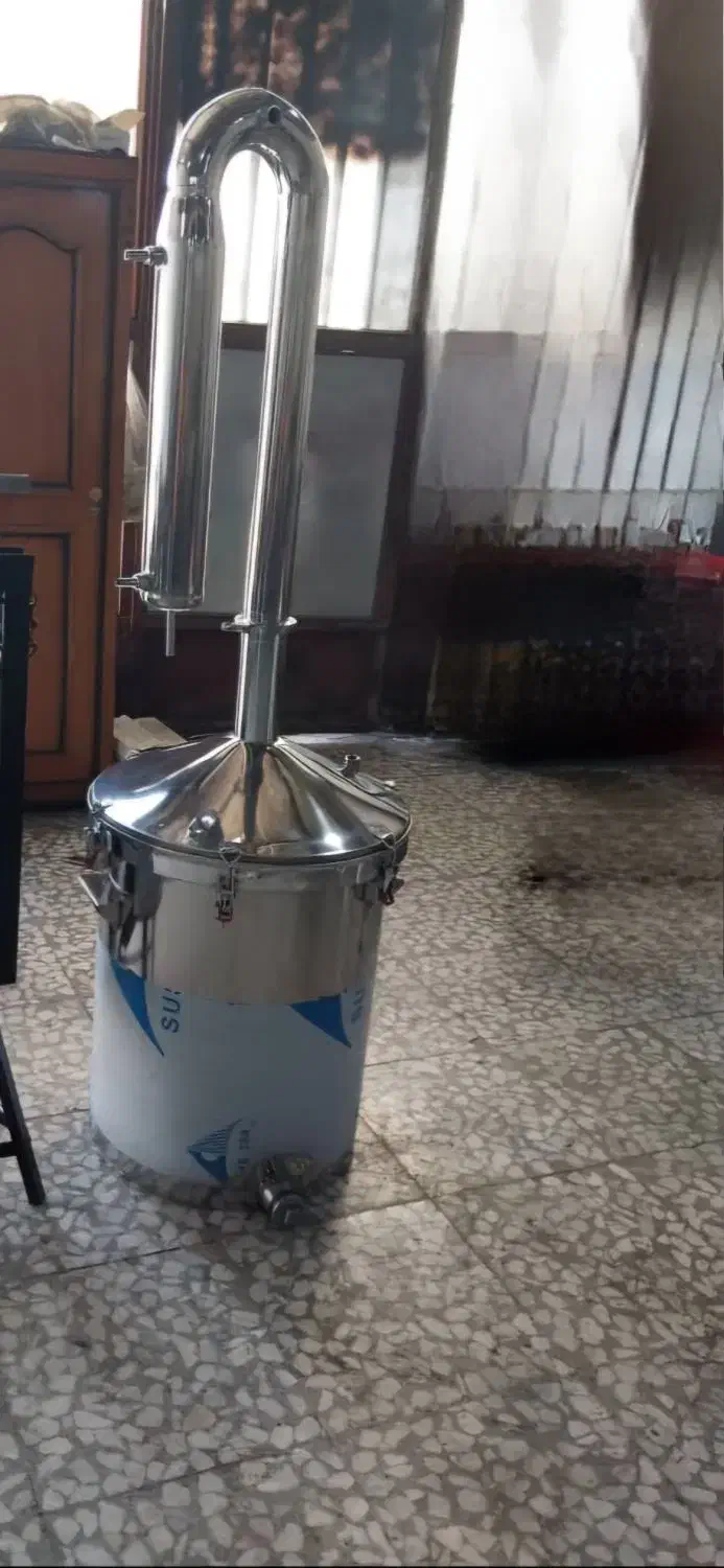 دیگ استیل تقطیر خنک کننده نیچه عرقگیری گلابگیری|ظروف پخت‌وپز|اصفهان, مرداویج|دیوار