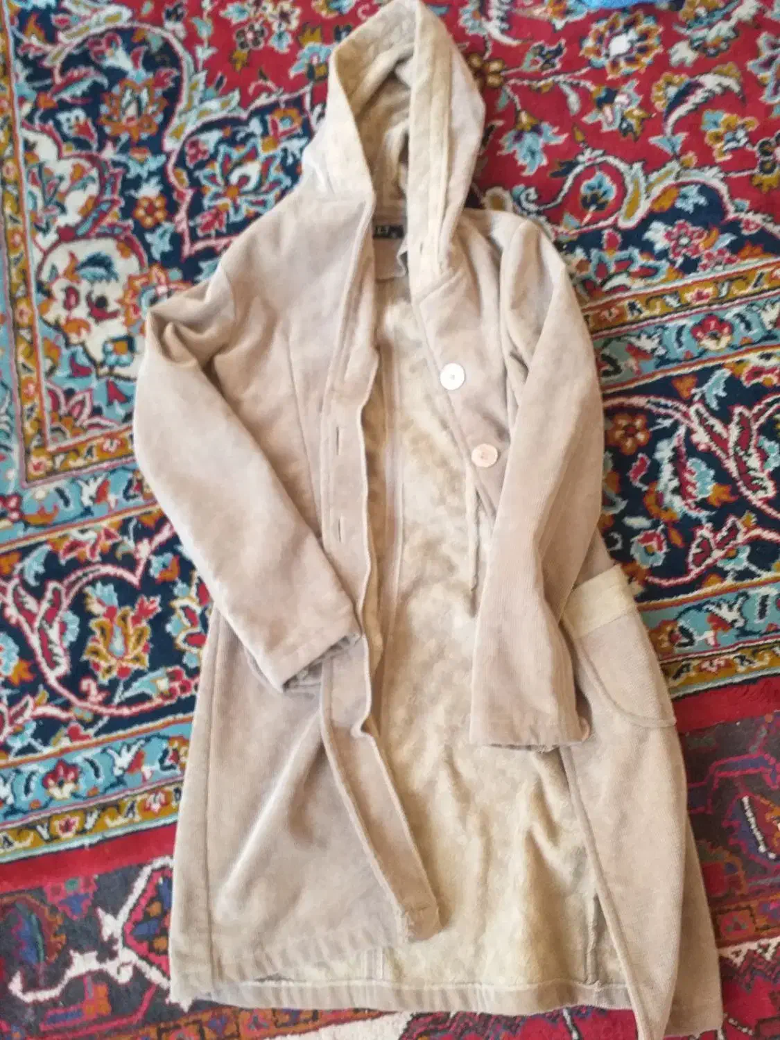 پالتو مخمل کبریتی درحدنو|لباس|سراب, |دیوار