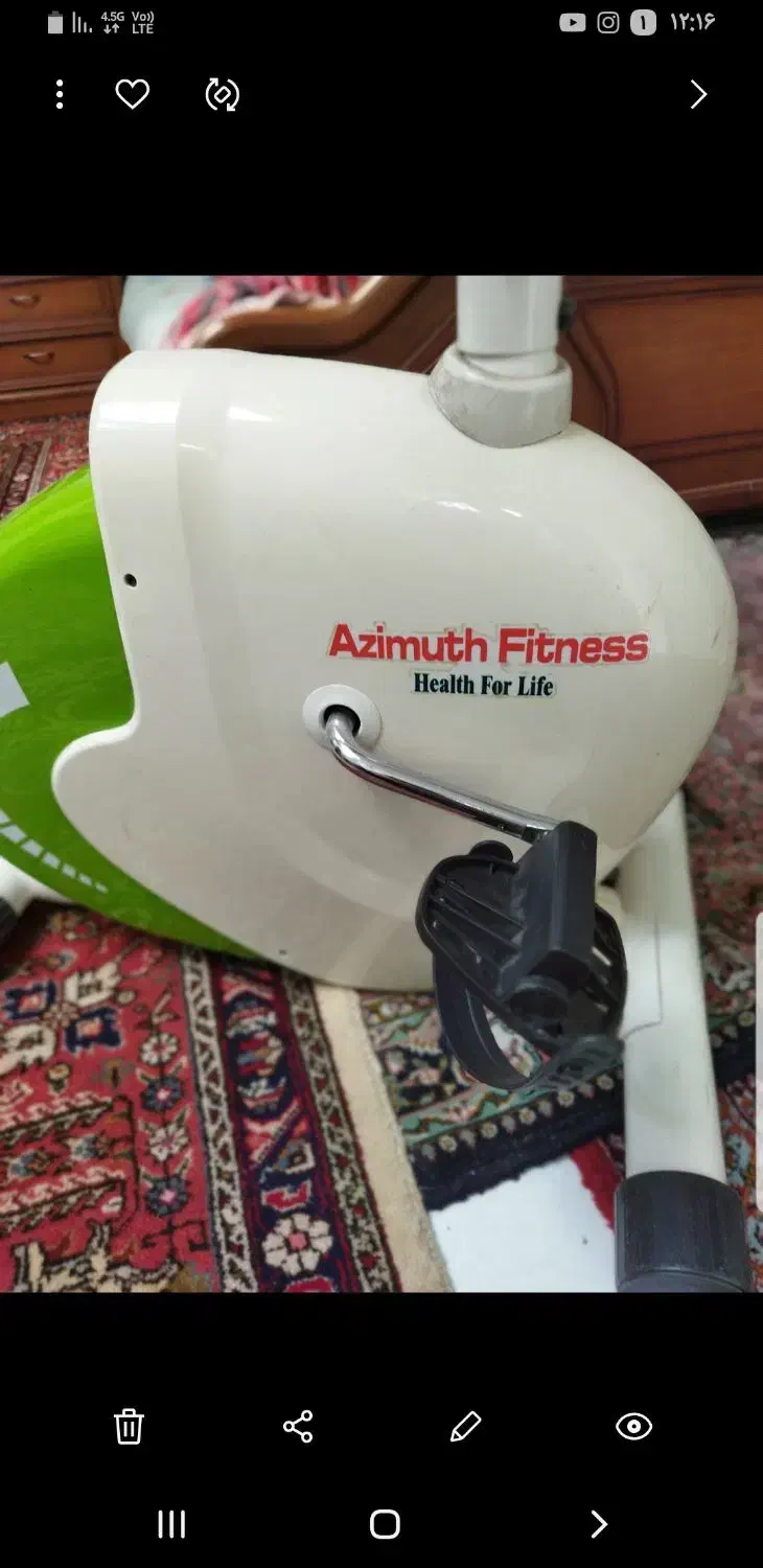 دوچرخه ثابت مبله خوابیده۱۴۰۰۰۰۰۰|تجهیزات ورزشی|تبریز, |دیوار