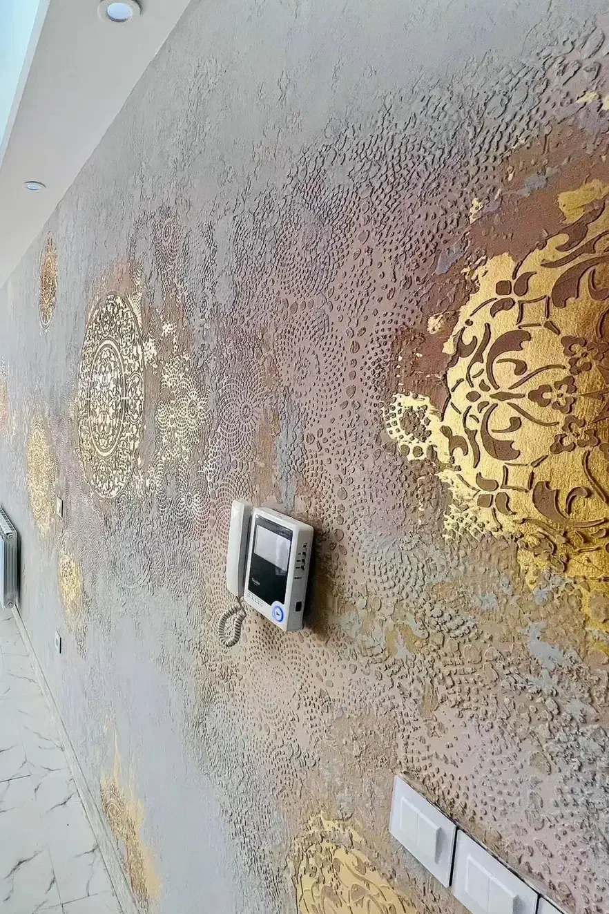 رنگکاری و نقاشی و پتینه میکرو سمنت|خدمات پیشه و مهارت|قم, صدوق|دیوار