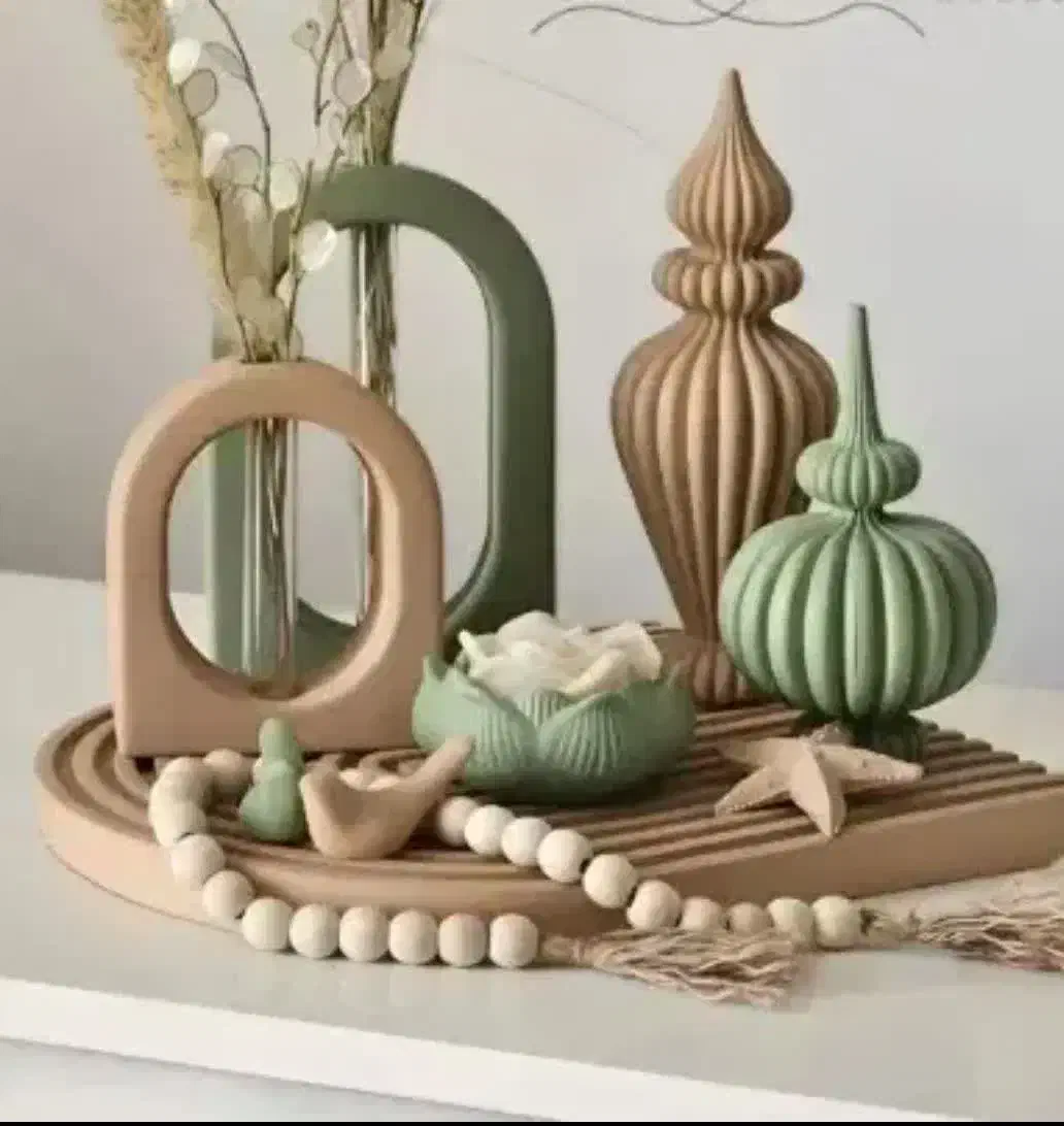 انواع ست دکوری مجسمه برای کنسول میزجلومبلی گلجا|مجسمه، تندیس، ماکت|قم, شهدا|دیوار