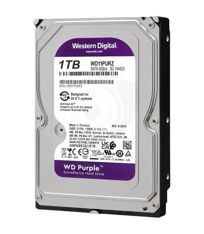 هاردیک ترا بایت بنفش اصلی صفرکارکرددوربین مداربسته|قطعات و لوازم جانبی رایانه|مشهد, شاهد (شهرک غرب)|دیوار