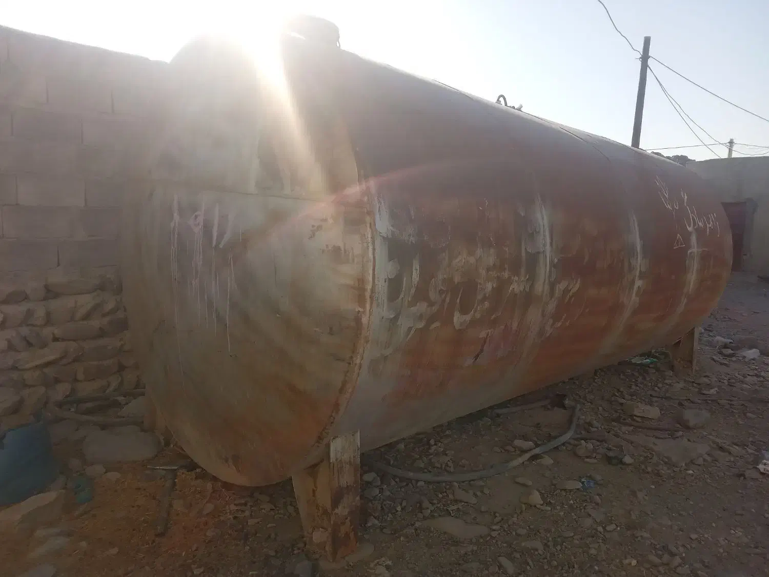 مخزن ۲۱۰۰۰لیتری ورق دو لایه|ماشینآلات صنعتی|پارود, |دیوار