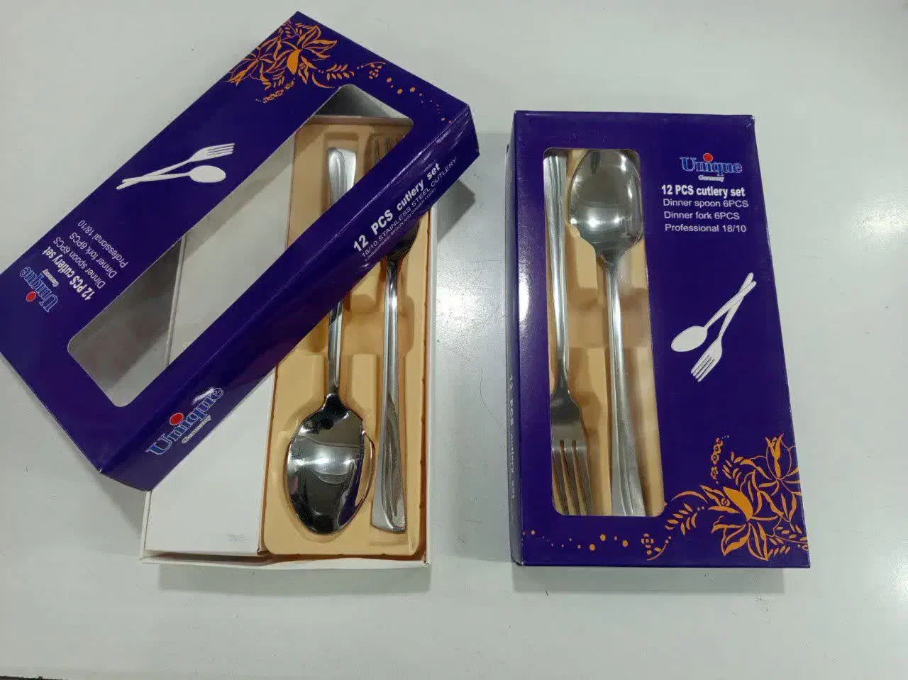 قاشق و چنگال استیل یونیک|ظروف سرو و پذیرایی|کرج, حصارک پایین|دیوار