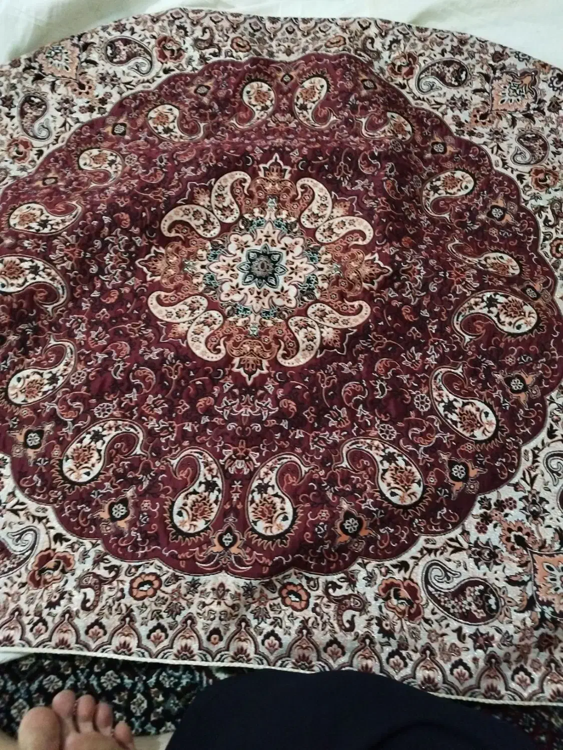 رو میزی طرح شاه عباسی|پرده، رانر، رومیزی|مشگین شهر, |دیوار