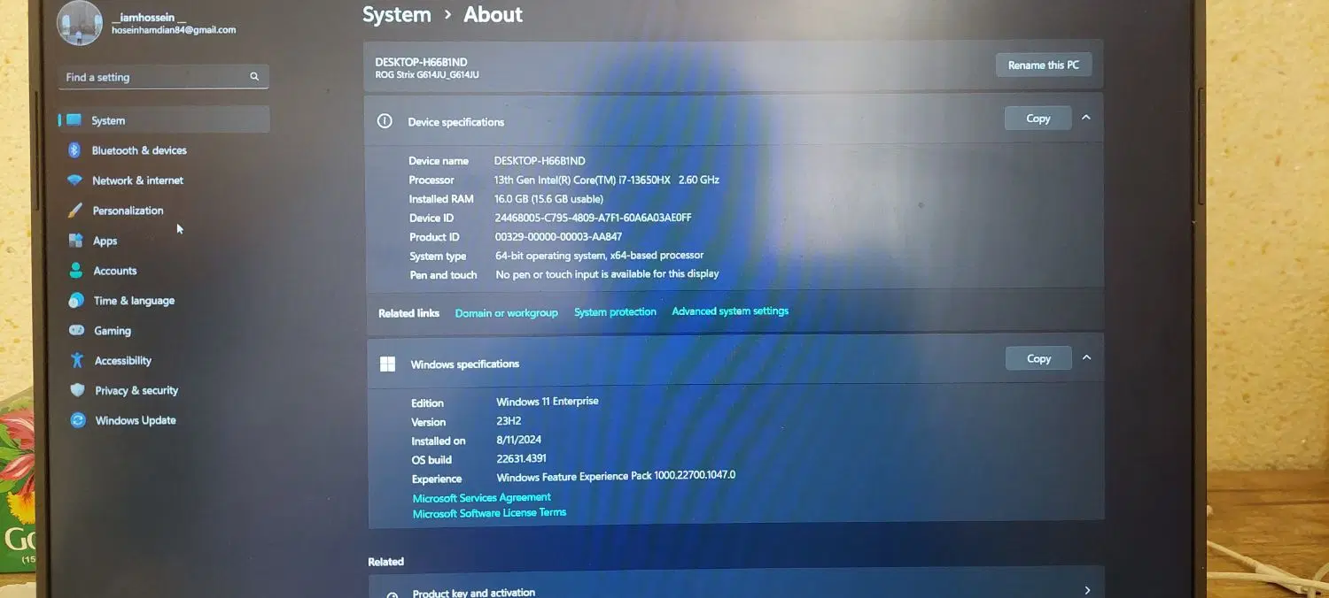 Rog strix g614ju|رایانه همراه|تهران, استاد معین|دیوار