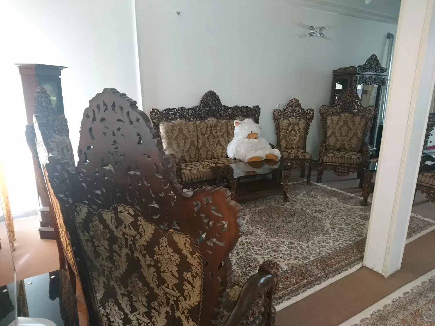 مبل استیل سلطنتی۹نفر|مبلمان خانگی و میز عسلی|اصفهان, طامه|دیوار