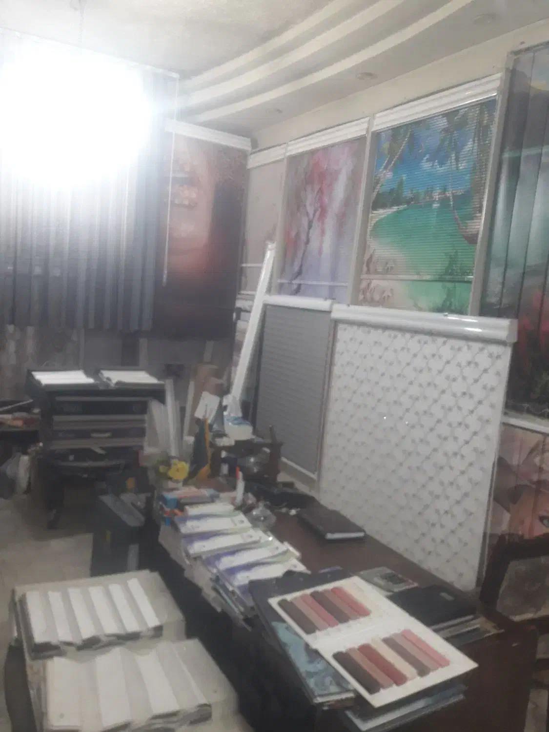 پرده زبرا شب روز تولیدی|پرده، رانر، رومیزی|ملایر, |دیوار