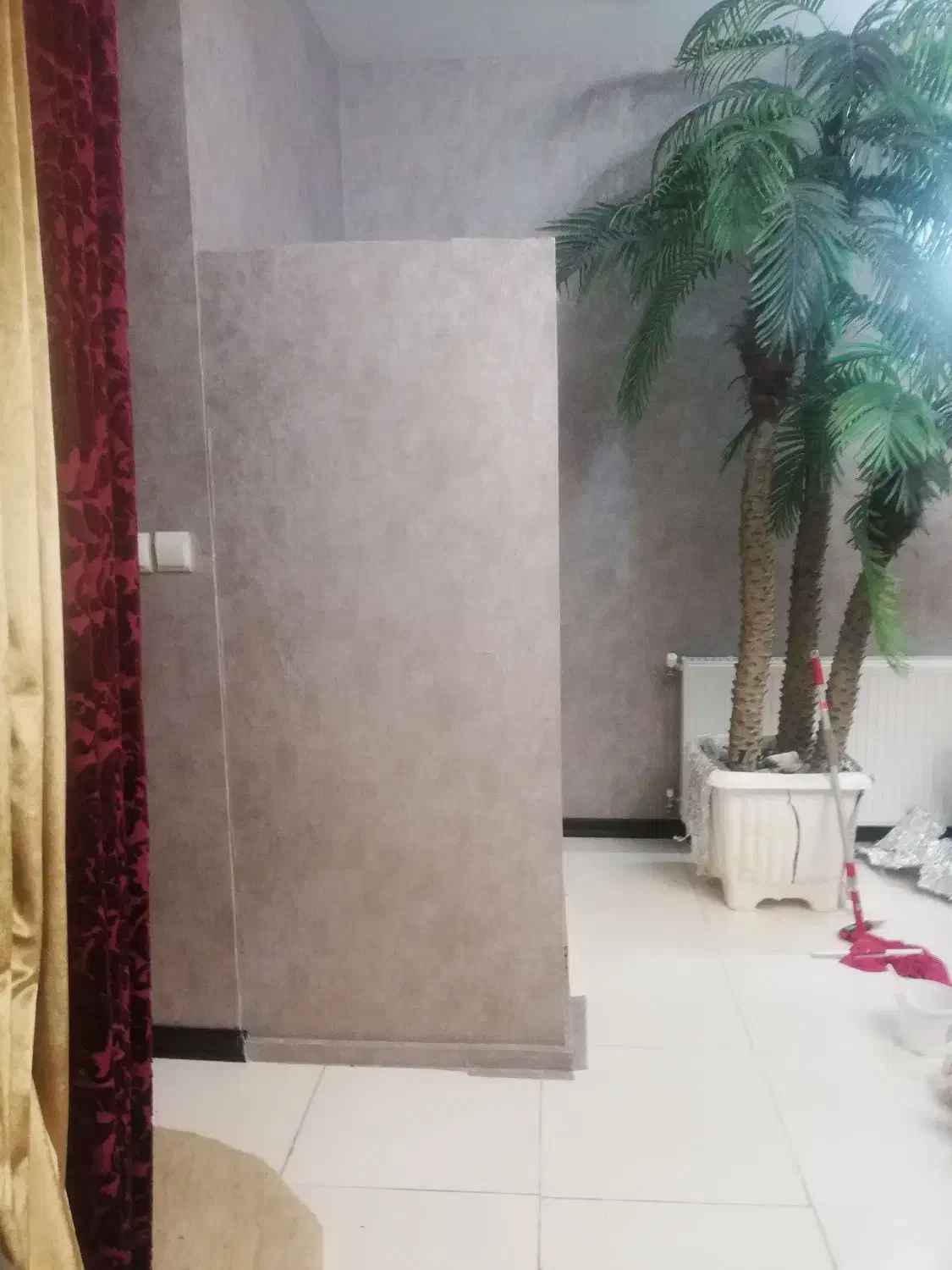 درخت نخل|گل مصنوعی|شاندیز, |دیوار