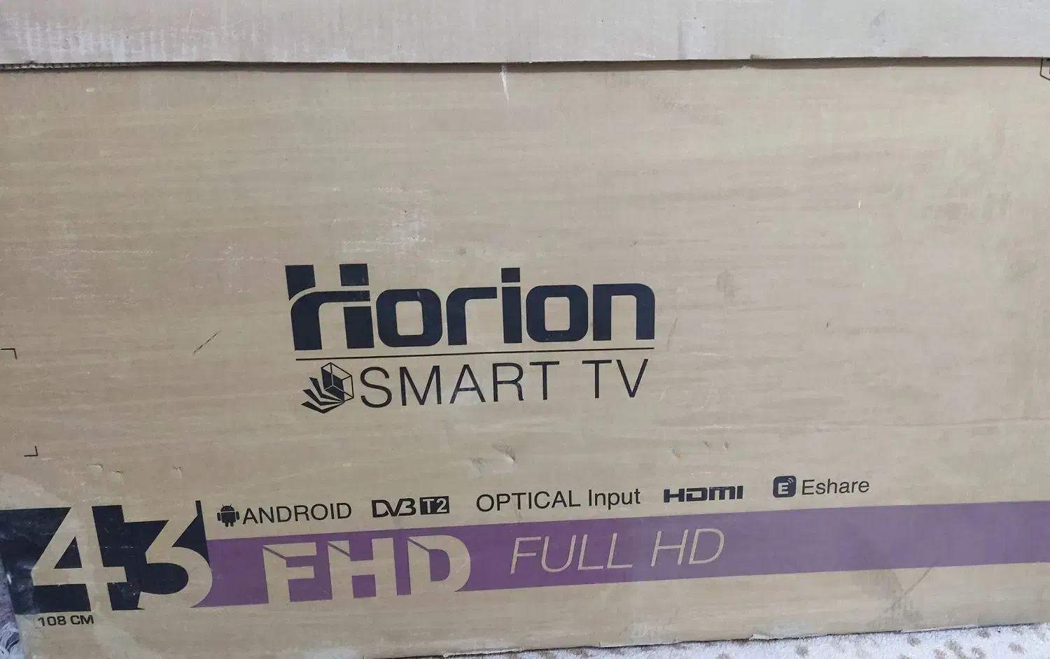 تلویزیون شکسته 43 هوریون|تلویزیون و پروژکتور|مشهد, خواجه ربیع|دیوار