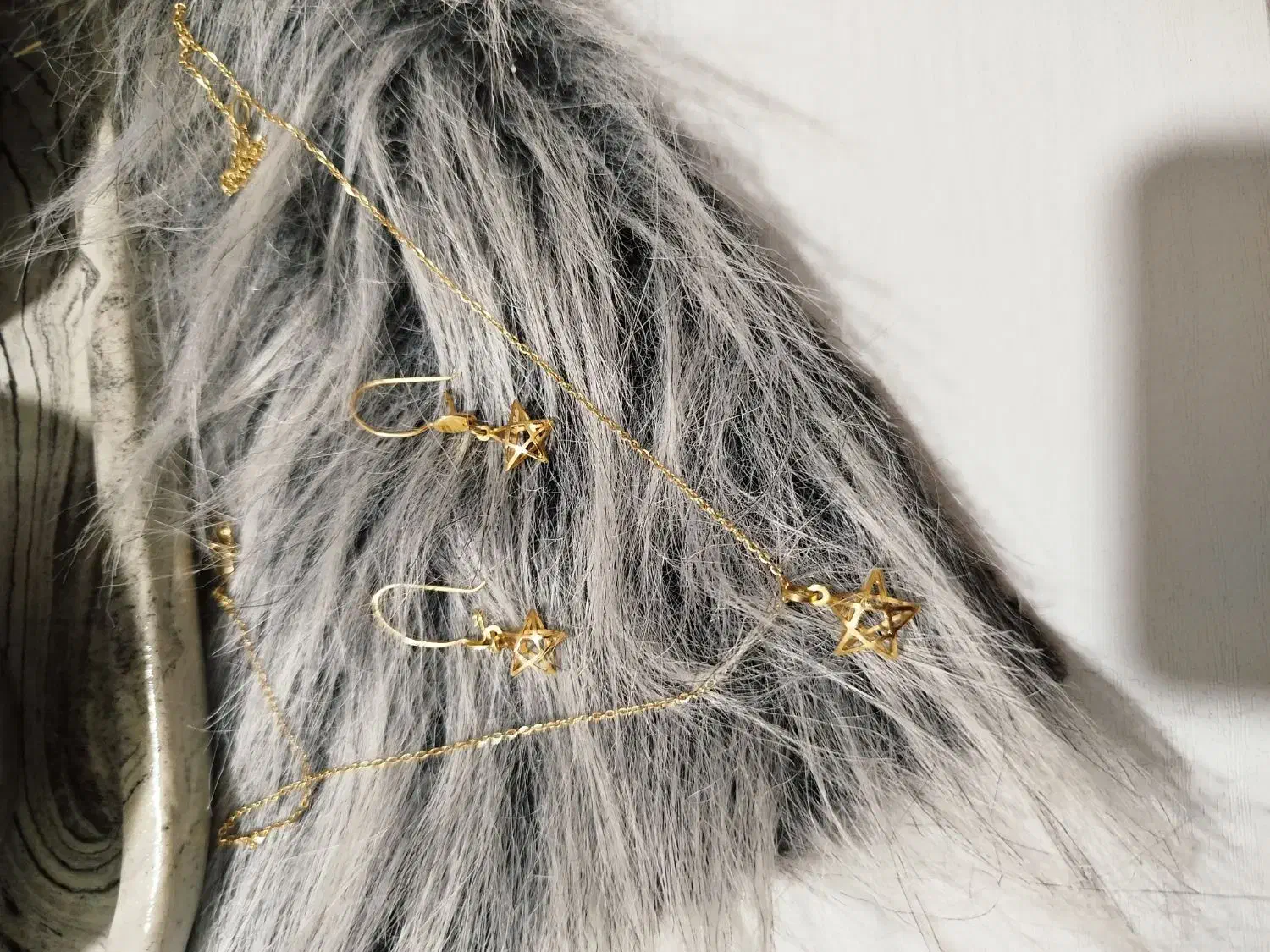 ست گردنبند و گوشواره ۳۳۰۰وزنشونه فقط معاوضه|جواهرات|کوهدشت, |دیوار