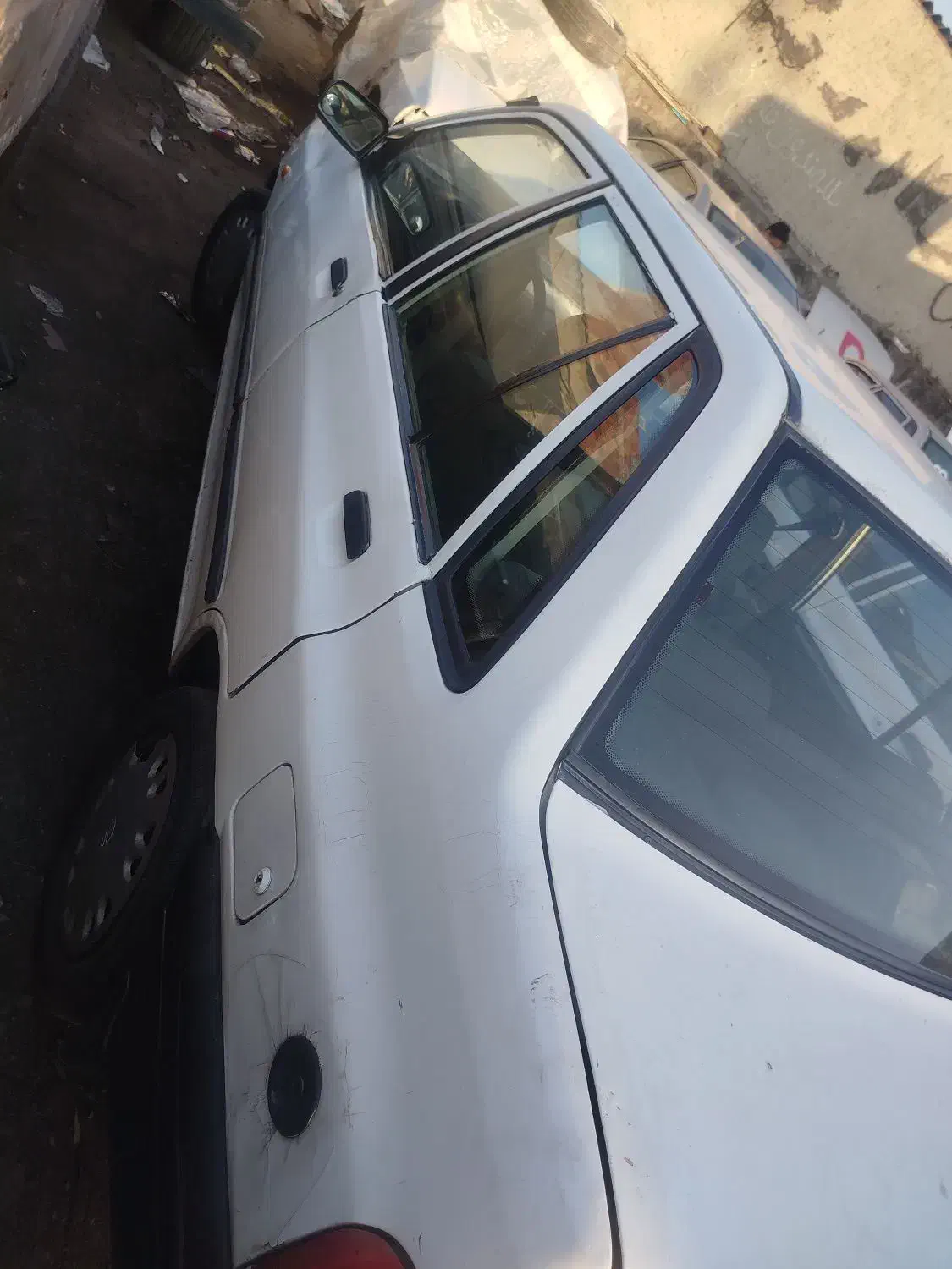 پراید مدل ۸۲ سفید دوگانهCNG.توضیحاتو کامل بخونید|خودرو سواری و وانت|گرگان, |دیوار