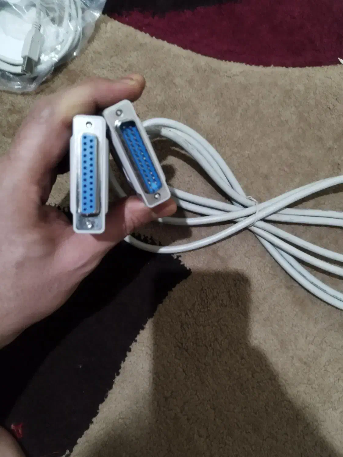 4 عدد سیم کامپیوتر  و پرینتر نو و آکبند هستند|قطعات و لوازم جانبی رایانه|کرج, کرج نو|دیوار