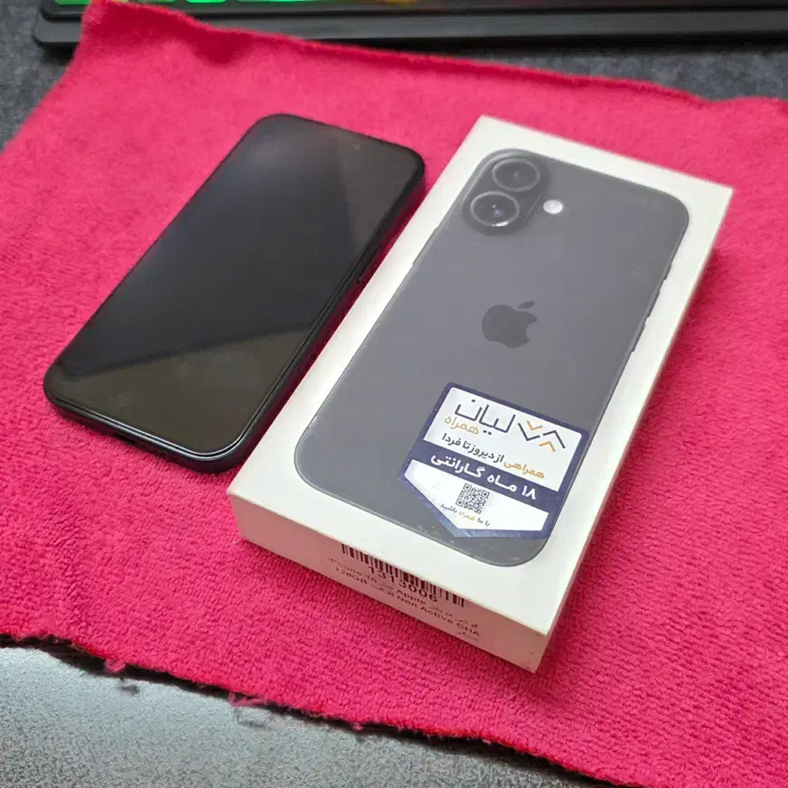 آیفون ۱۶ نرمال ۱۲۸ گیگ باتری ۱۰۰ ch|موبایل|مشهد, سجاد شهر|دیوار
