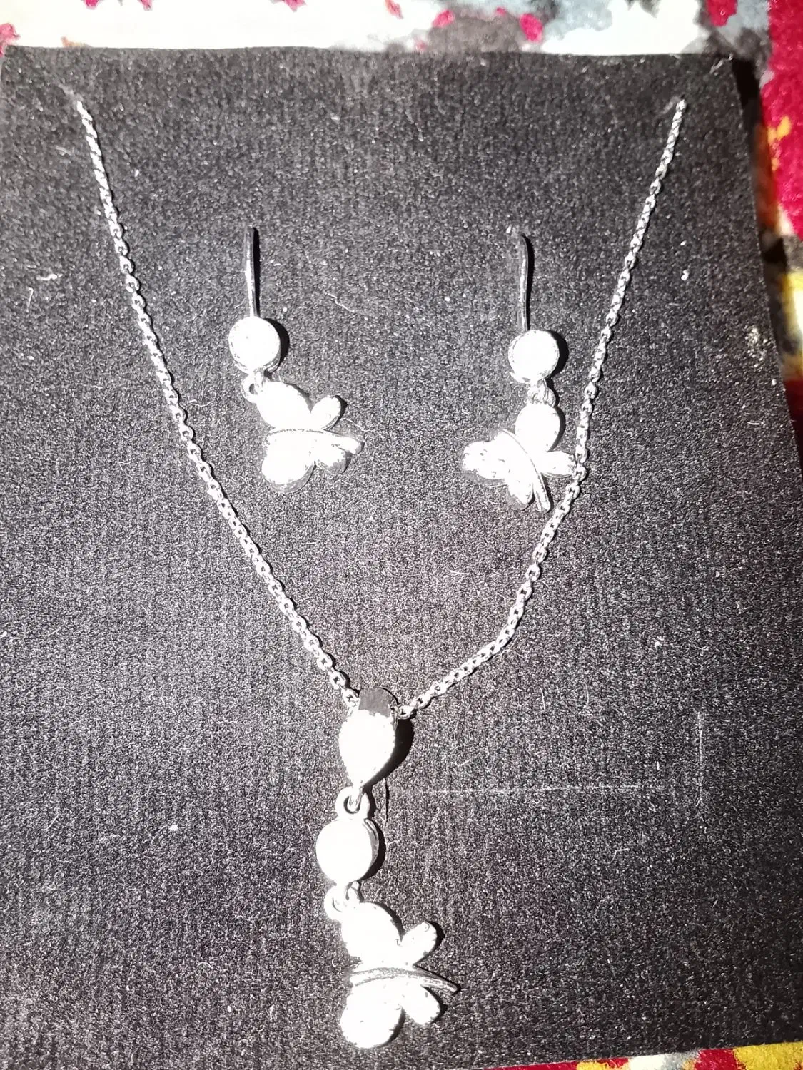 نقره گردنبند و گوشواره|جواهرات|رشت, ولکس|دیوار