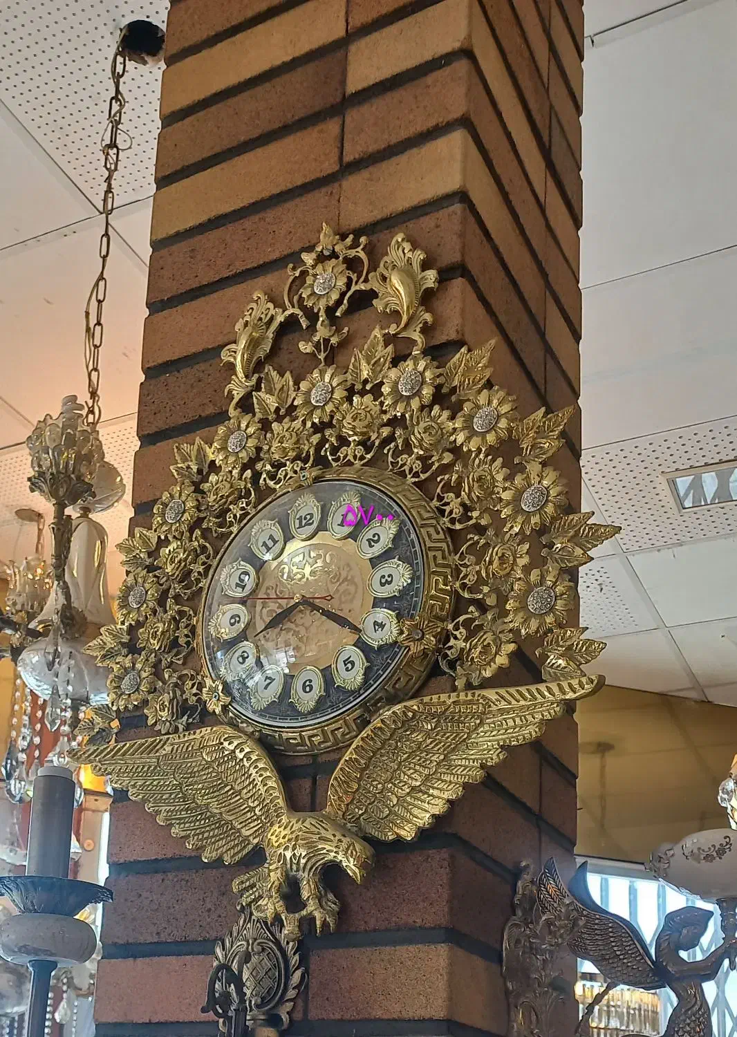 لوستر آذین|لوستر و چراغ آویز|خرم‌آباد, |دیوار