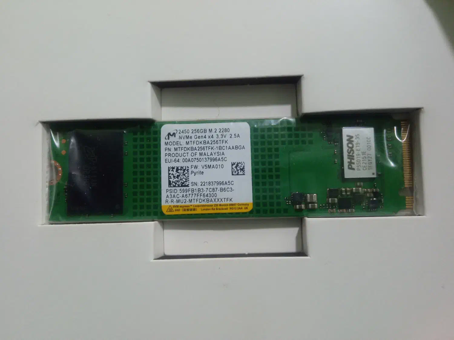 هارد ssd m2 nvme 256g|قطعات و لوازم جانبی رایانه|قم, انسجام|دیوار