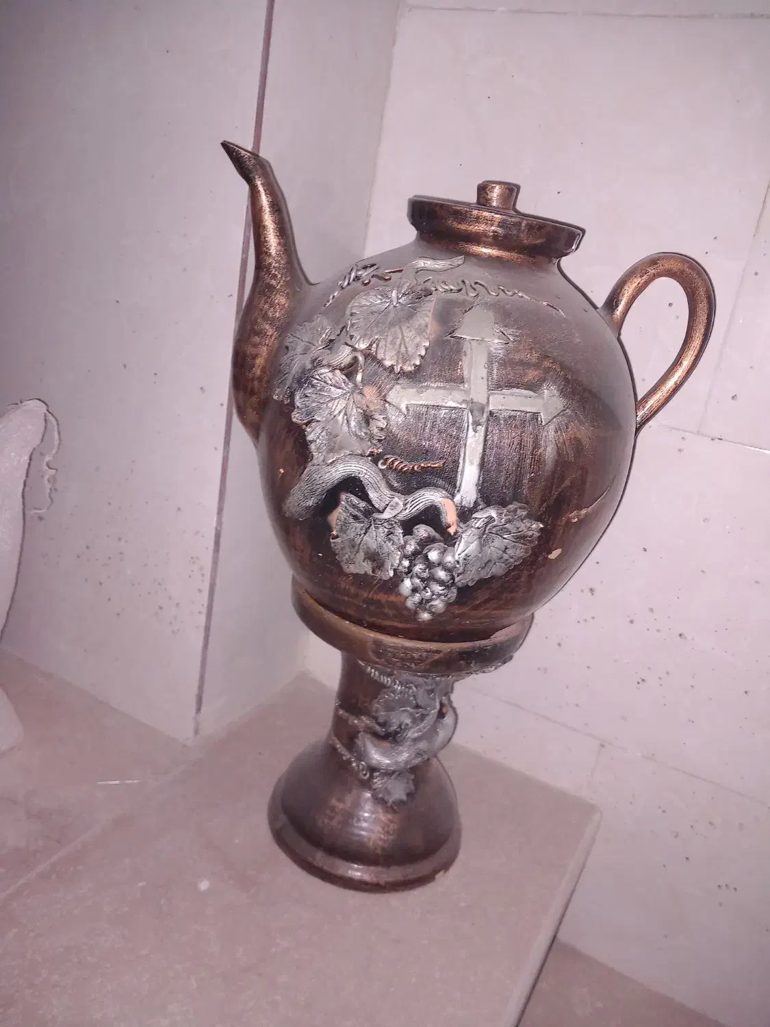 قوری سفالی|مجسمه، تندیس، ماکت|خمینی‌شهر, |دیوار