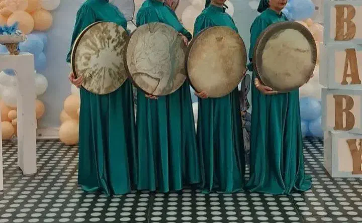 دف نوازی|سازهای سنتی|ابهر, |دیوار