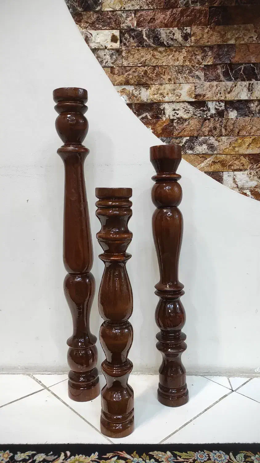 جاشمعی کنار سالنی جنس چوب|صنایع دستی و سایر لوازم تزئینی|قرچک, شهرک طلائیه|دیوار