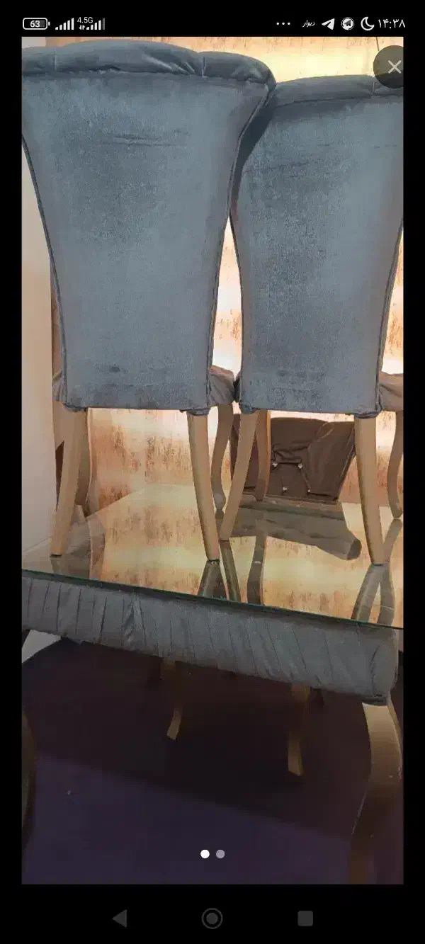 میز ناهار خوری چهار نقره|میز و صندلی غذاخوری|مشهد, شهرک رازی (شهرک غرب)|دیوار