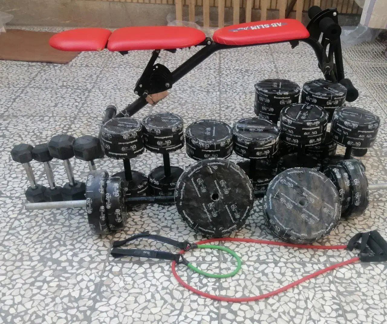 دمبل هالتر میز مدرج|تجهیزات ورزشی|اصفهان, شاهد|دیوار
