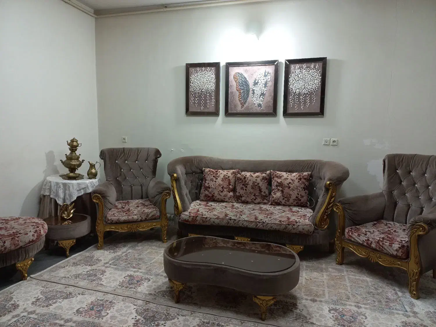 مبلمان راحتی ۹نفره|مبلمان خانگی و میز عسلی|ازنا, |دیوار