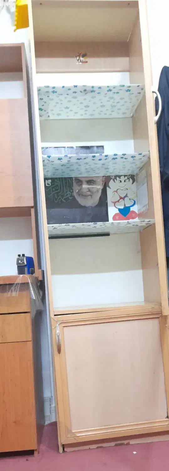 کمد و کتابخانه|کتابخانه، شلف، قفسه‌های دیواری|مشهد, سرافرازان|دیوار