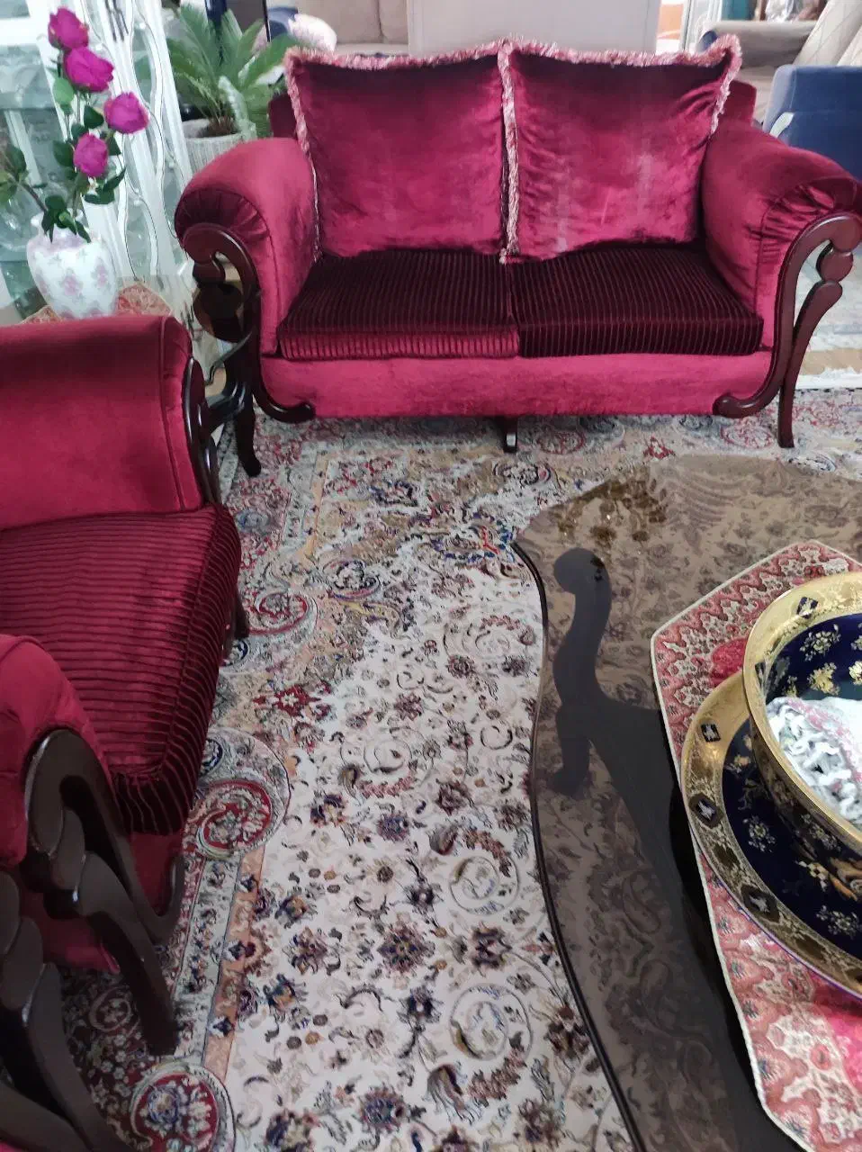 مبلمان نه نفره|مبلمان خانگی و میز عسلی|هشتگرد, شهرک ایران خودرو|دیوار