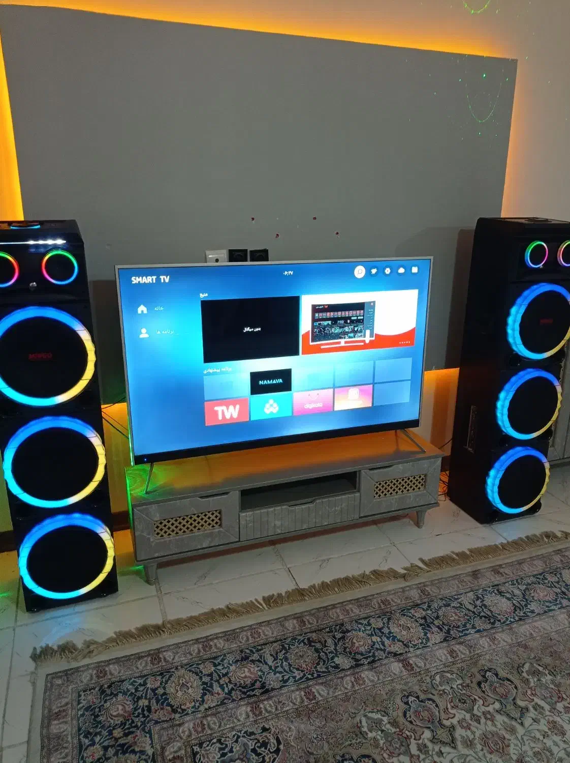 ال ای دی 55اینچ هوشمند فورکی|تلویزیون و پروژکتور|شهریار, شهریار|دیوار