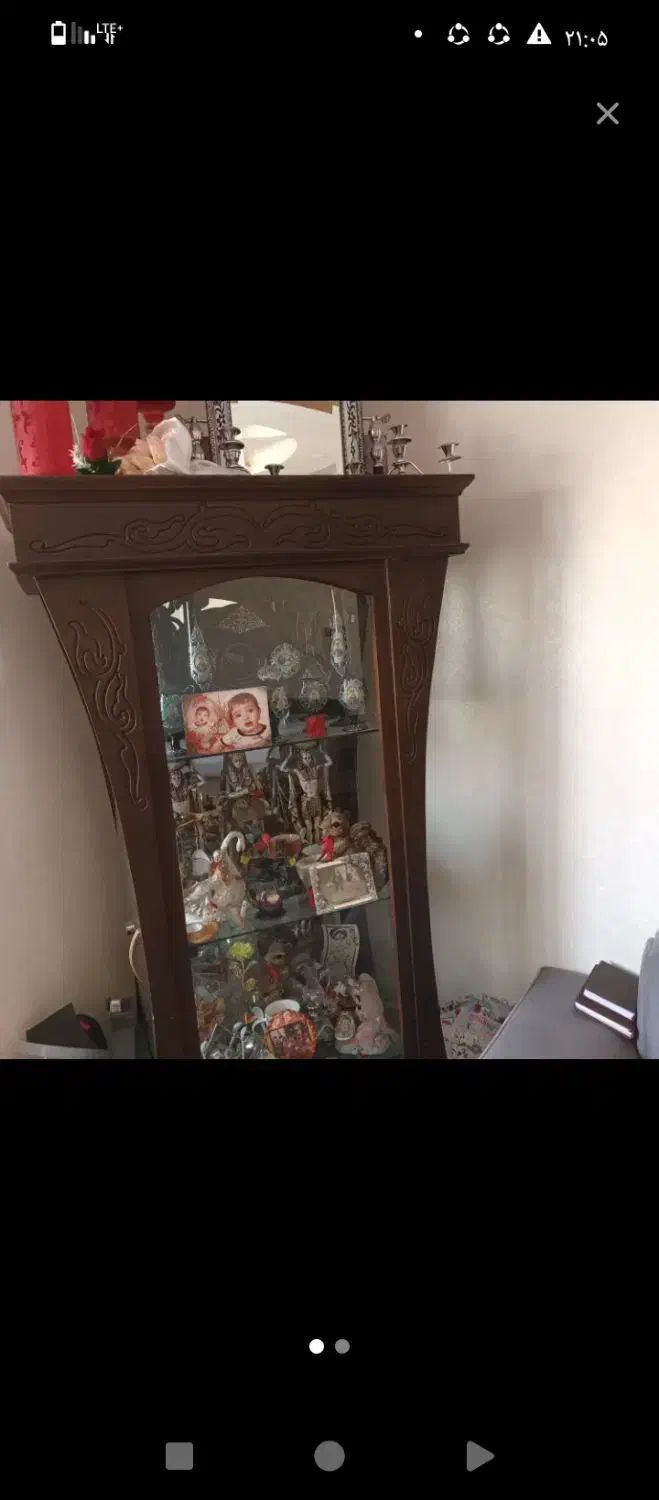 ویترین چوبی|بوفه، ویترین، کنسول|فولادشهر, مسکن مهر فولادشهر|دیوار