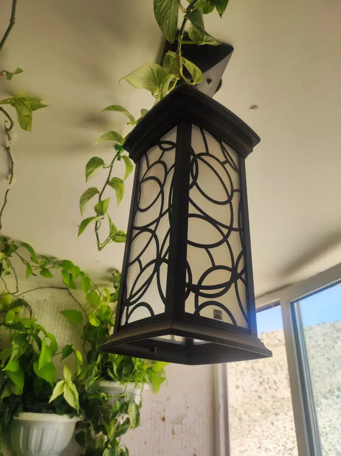 لوستر  سقفی معبدی|لوستر و چراغ آویز|شیراز, شهرک گلستان|دیوار