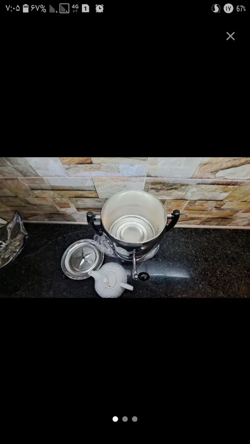 سماور گازی ۶ لیتری ضخیم نو مدل سپهر|سماور، چایساز، قهوهساز|ساری, |دیوار