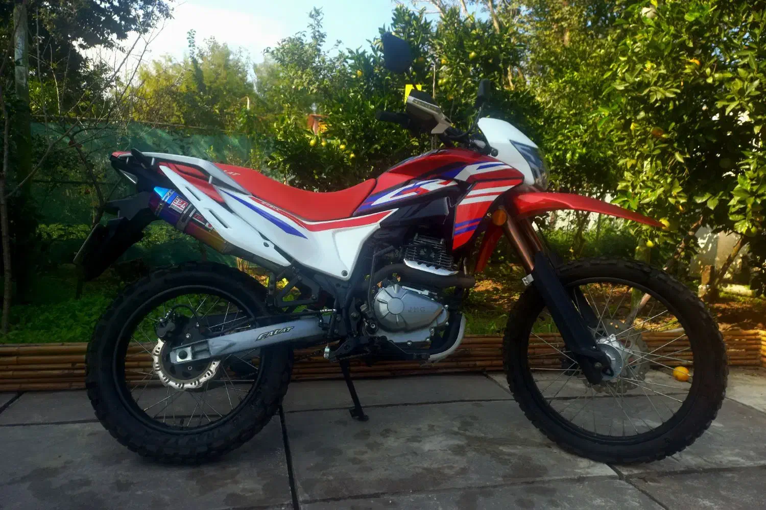 فلات ۲۵۰ طرح CRF|موتورسیکلت|رودسر, |دیوار