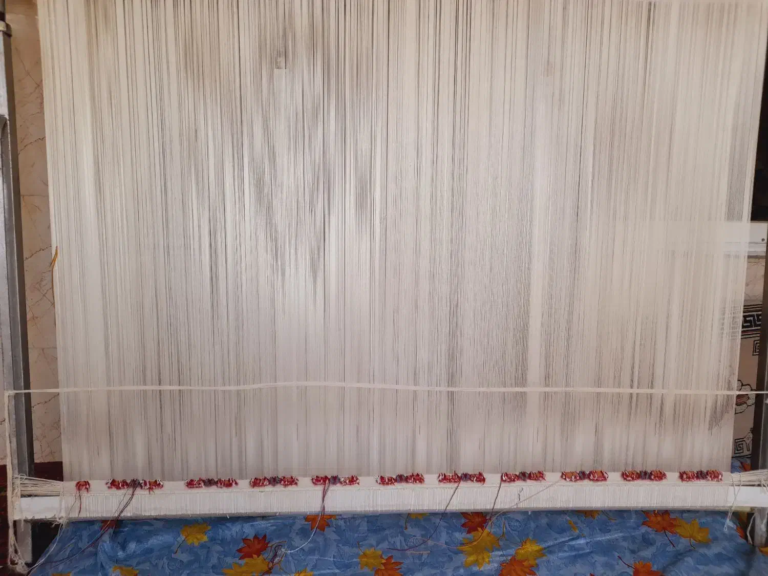 فرش قالیچه سالاری نیمه کاره|فرش|تبریز, |دیوار