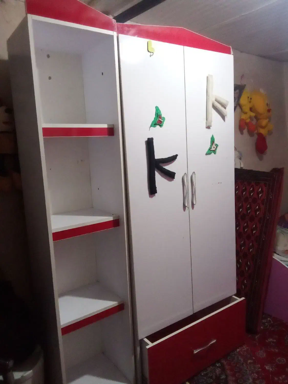 یک دست کمدبچگانه|جاکفشی، کمد، دراور|تربت‌حیدریه, شهید بهشتی|دیوار