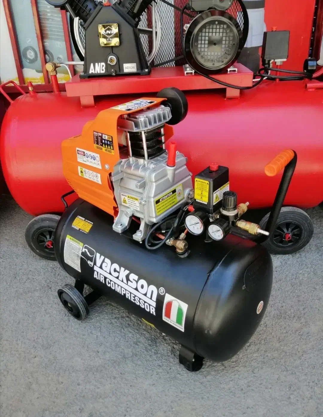 پمپ باد 50 لیتر فشارقوی روغنی واکسون|ابزارآلات|اصفهان, کشاورزی|دیوار