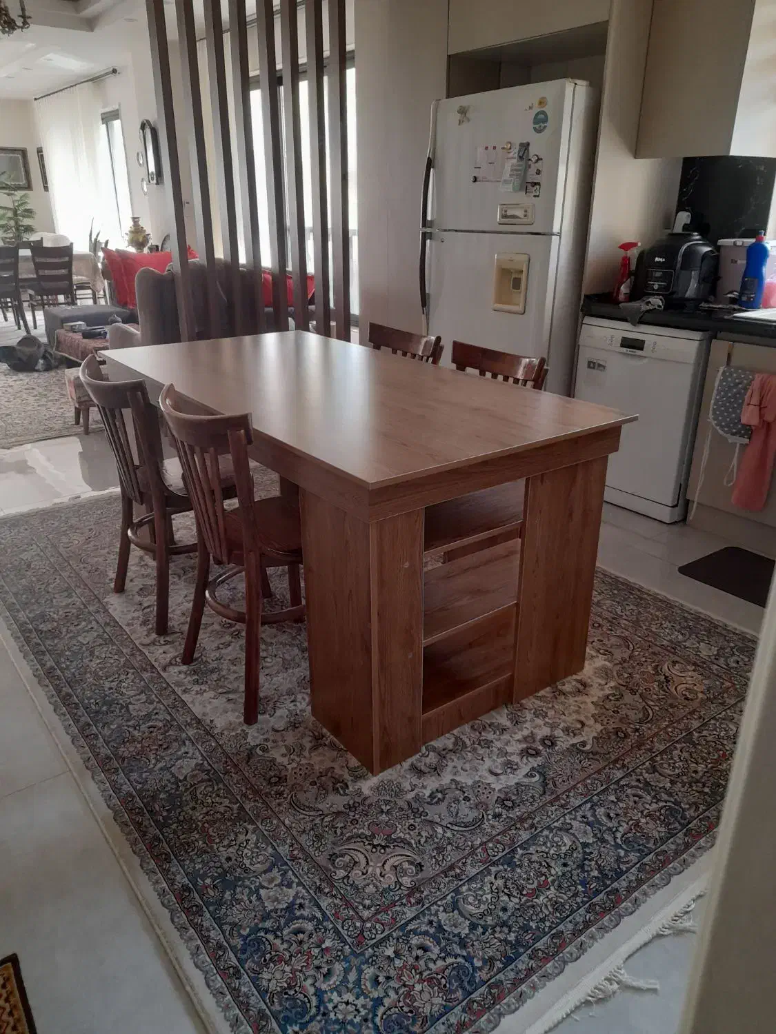 فروش میز غذاخوری ام دی اف کاملا نو|میز و صندلی غذاخوری|ساری, |دیوار