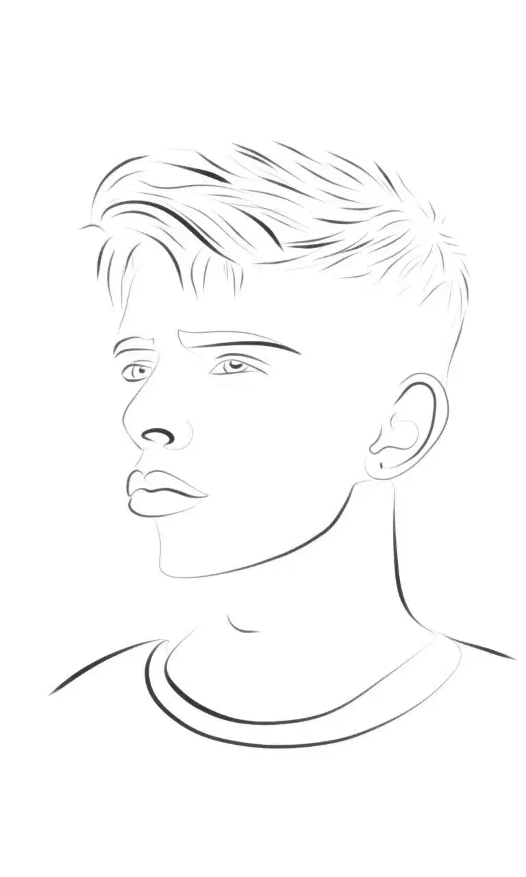 نقاشی و سفارش چهره (لاین ارت)|تابلو، نقاشی، عکس|قرچک, شهرک طلائیه|دیوار