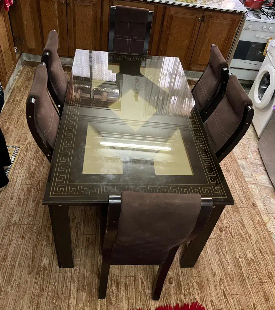 میز ناهار خوری ۶ نفره|میز و صندلی غذاخوری|رشت, اسماعیل آباد|دیوار