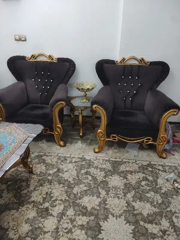 مبل راحتی هفت نفره|مبلمان خانگی و میز عسلی|ورامین, شهرک مدرس|دیوار