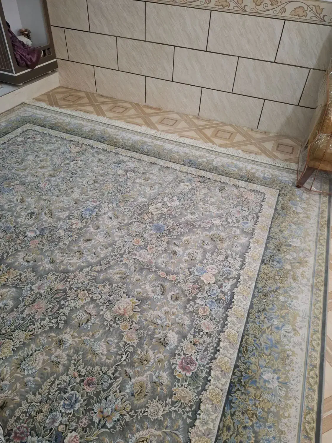 قالی ۱۲۰۰ شانه|فرش|رفسنجان, |دیوار