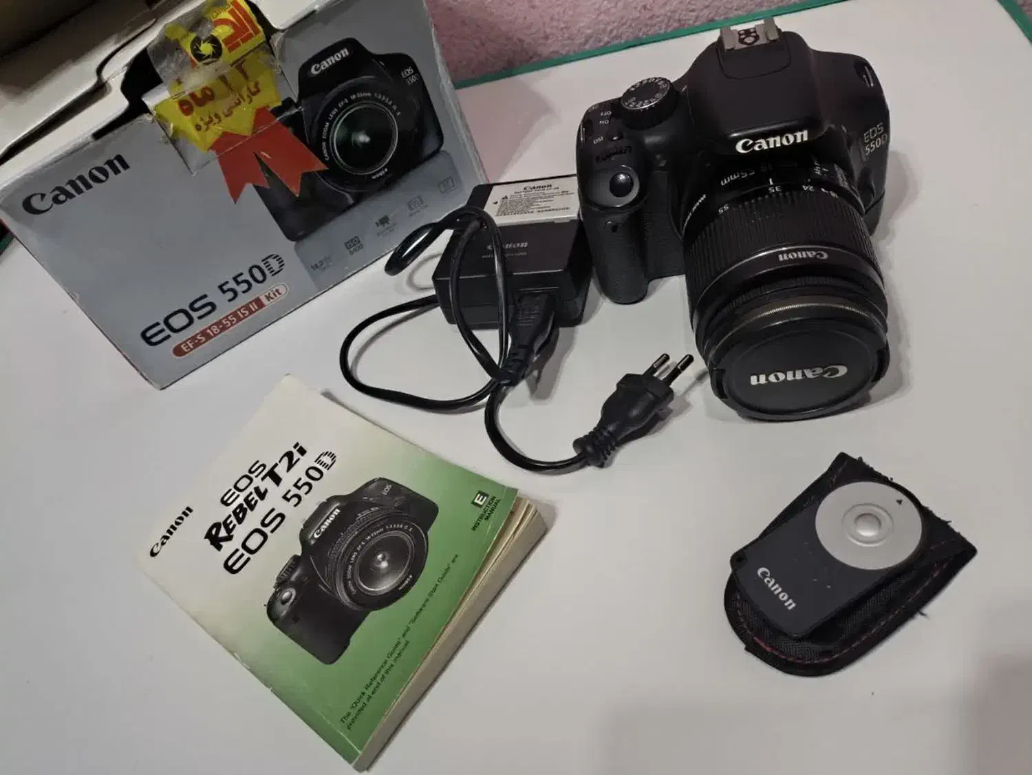 فروش دوربین Canon ESO 550D|دوربین عکاسی و فیلم‌برداری|خرم‌آباد, |دیوار