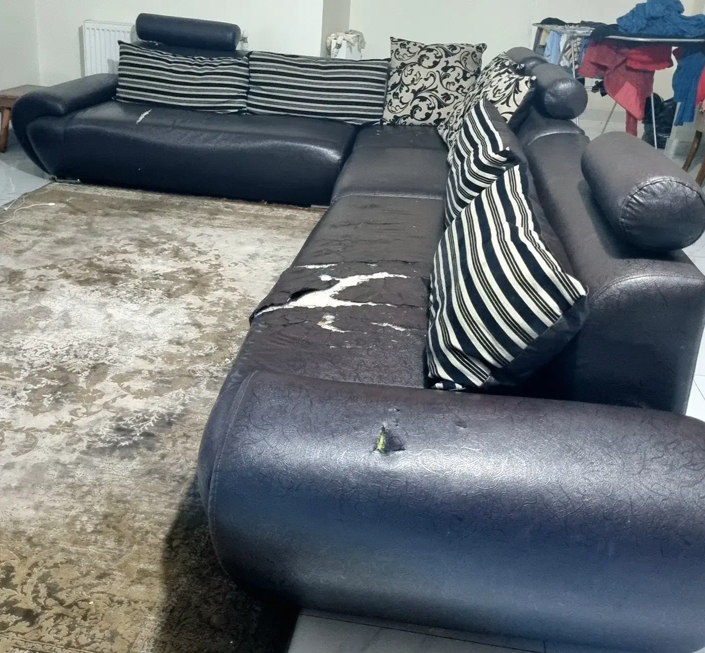 مبل چرم|مبلمان خانگی و میز عسلی|تهران, نیلوفر|دیوار