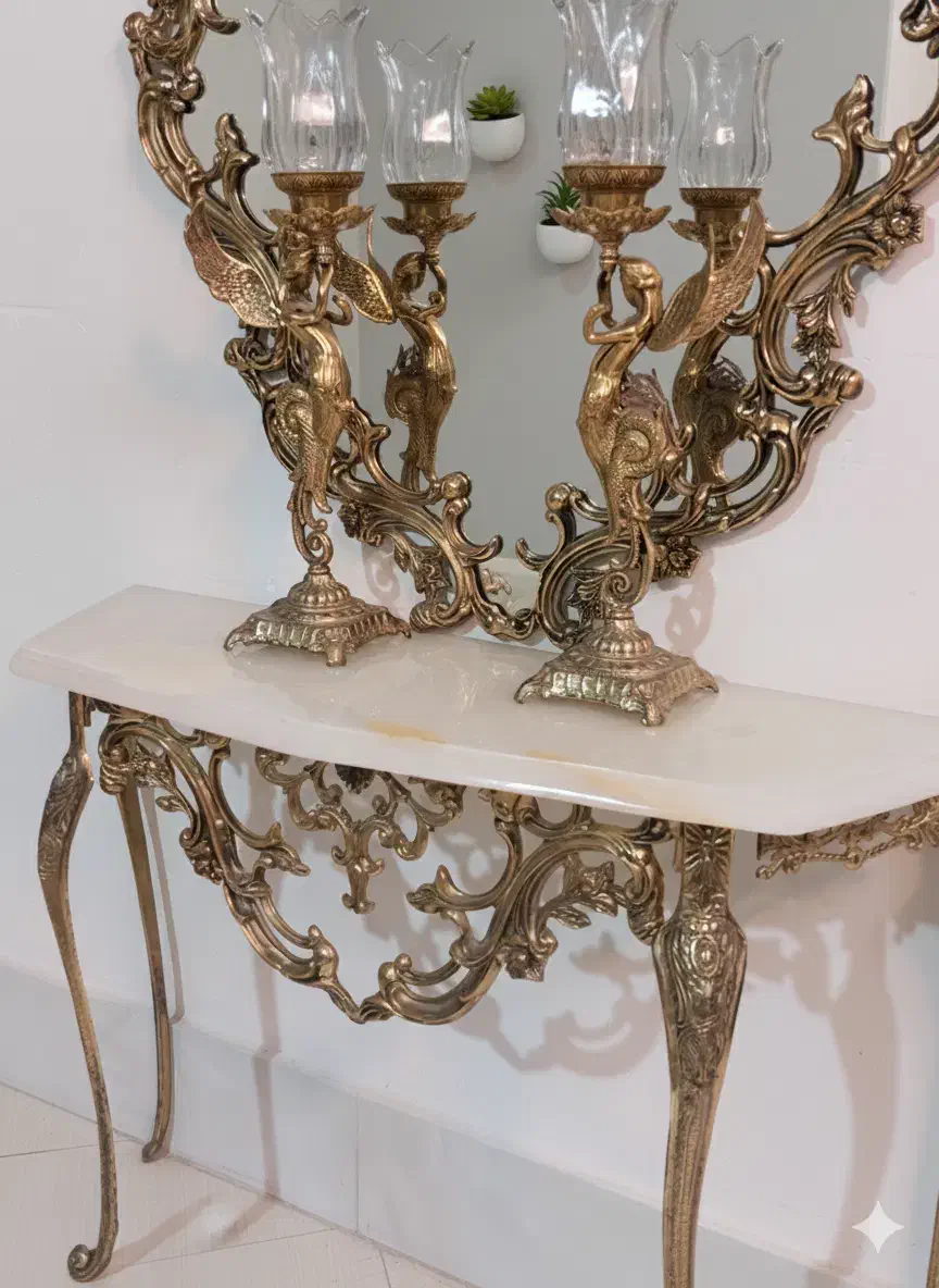 ایینه و شمعدان|آینه|بروجرد, |دیوار