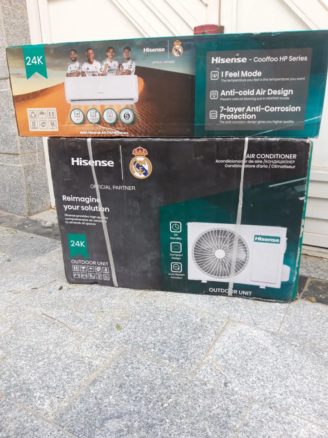 کولرگازی ۲۴هزار هایسنس اک اک|کولر گازی و فن‌کوئل|قم, انسجام|دیوار