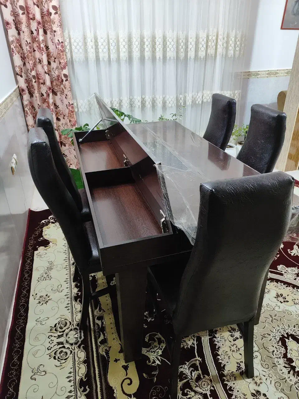 میز غذا خوری 6 نفره باکس دار سالم|میز و صندلی غذاخوری|زنجان, |دیوار