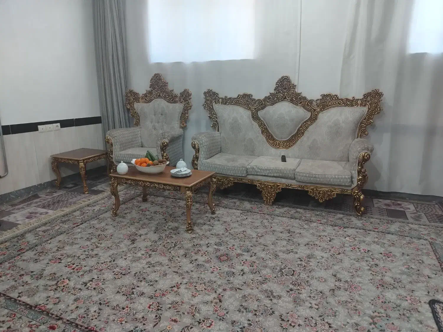 مبل 7نفره کلاسیک سلطنتی|مبلمان خانگی و میز عسلی|بوکان, |دیوار