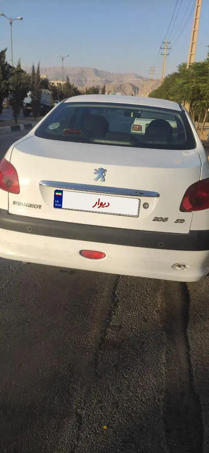 206sdمدل 97|خودرو سواری و وانت|شیراز, محراب|دیوار