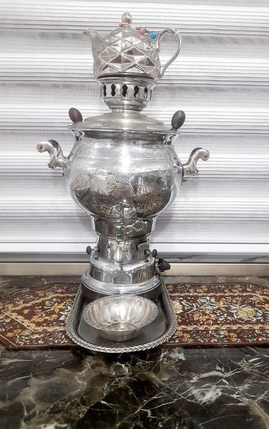 سماور ۸لیتری|سماور، چای‌ساز، قهوه‌ساز|پاکدشت, پاکدشت (مامازند)|دیوار